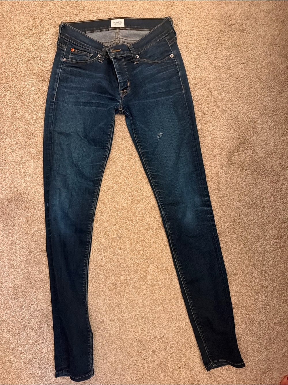 Hudson Jeans Dark Indigo Skinny Jeans - Women